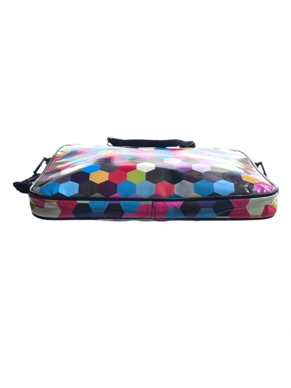 NWOT Paperchase Laptop Crossbody Polkadot Oilcloth Carry Case Bag